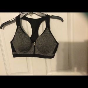 Gray Victoria’s Secret VSX Sports Bra 36B.